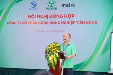 Hội nghị Đồng hợp giữa Công ty CP Công nông nghiệp Tiến Nông và Viện Nghiên cứu Phát triển Lãnh đạo Chiến lược