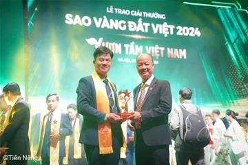 Công ty Cổ phần Công Nông nghiệp Tiến Nông nhận giải thưởng Sao Vàng Đất Việt năm 2024