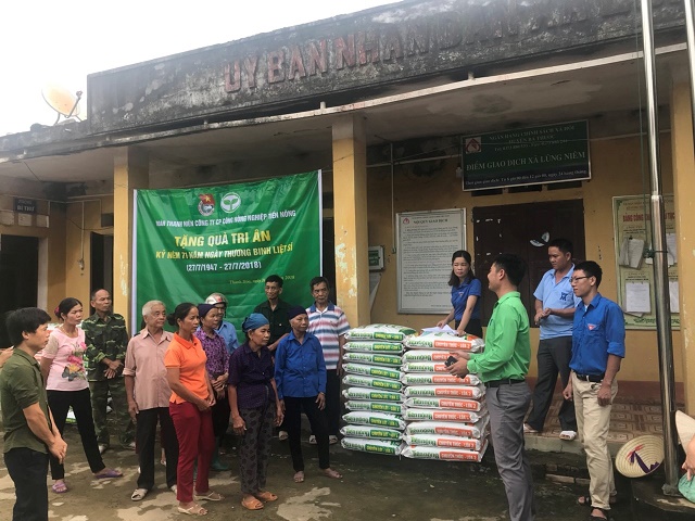 Đoàn thanh niên Tiến Nông tri ân ngày Thương binh liệt sỹ 27/7/2018	